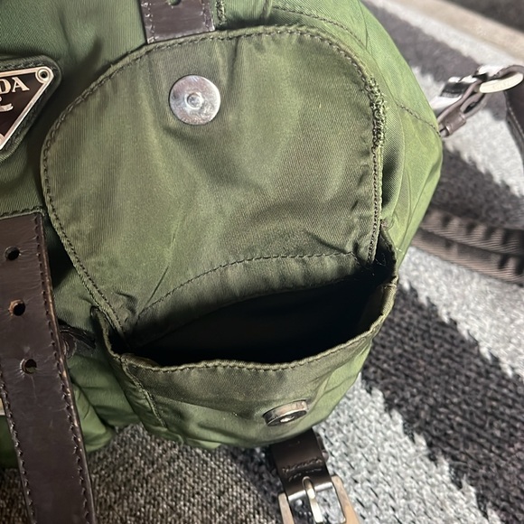 Prada nylon backpack dark green - Picture 15 of 16
